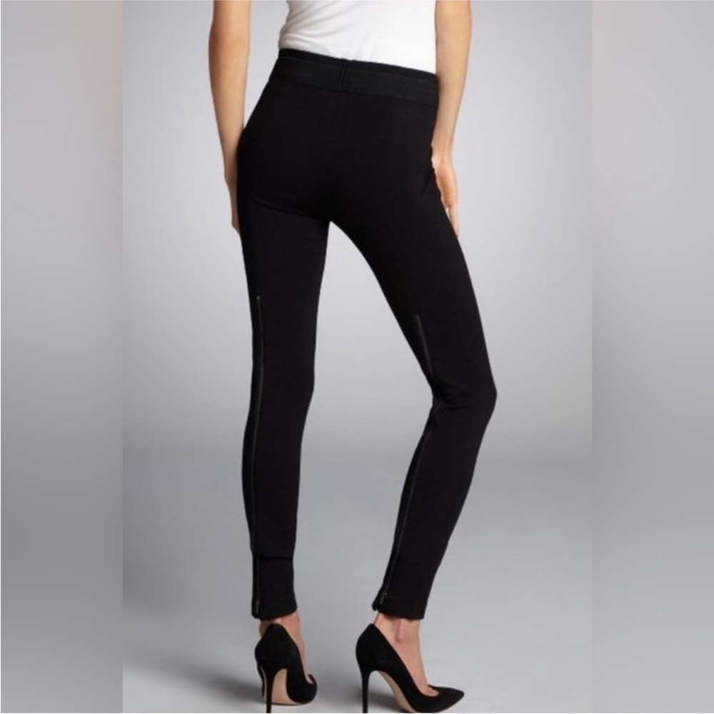 BCBG women’s Kimana zip back leggings grey Slim Fit Pants medium